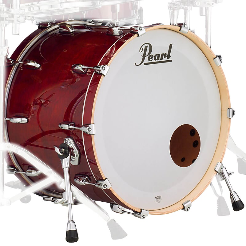Pearl Session Studio Select 20x14 Bass Drum Antique Crimson Burst image 1