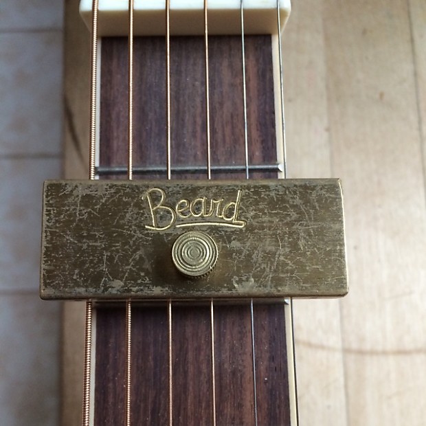 Beard Dobro lap steel capo 2002 Brass