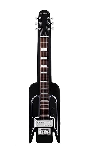 Airline Pro One-Piece Basswood Neck & Body 6-String Lap Steel Electric Guitar w/Hardshell Case image 1