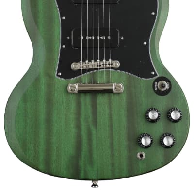 Epiphone SG Classic Worn P-90s Electric Guitar - Worn Inverness Green image 1