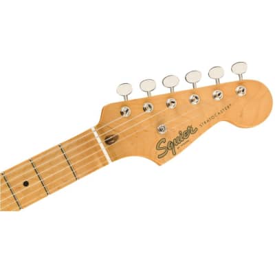Fender Classic Vibe '50s Stratocaster 6-String Right-Handed Electric Guitar with Nyatoh Body and Maple Fingerboard (Black) image 5