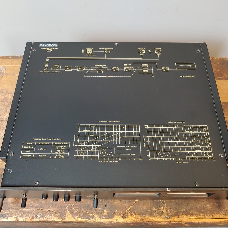 Technics SH-9020M ピークメーター　アベレージメーター TECHNICS SH-9020 RARE Peak Average Meter Unit Vintage 1977