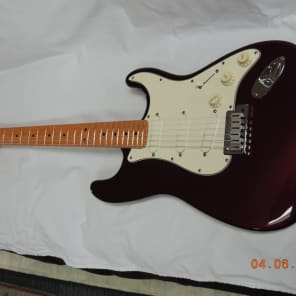Fender Stratocaster Plus Strat Plus 1989 Maroon electric guitar original W/OHSC. image 3
