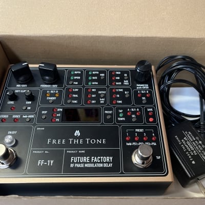 Free The Tone Future Factory FF-1Y-K Ken Signature Model Gold | Reverb