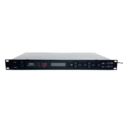 Yamaha SPX90 Digital Sound Processor 1980s - Vintage Effect Rack Black image 1