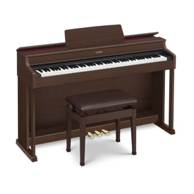 Casio AP470BN Digital Piano with bench – Brown