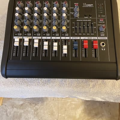 6 Channel Mic/Line DSP Professional Power Mixer BT USB PMX602D-USB