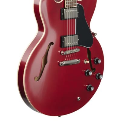 Gibson ES335 Dot Semi-Hollowbody Electric Guitar Satin Cherry with Case image 9