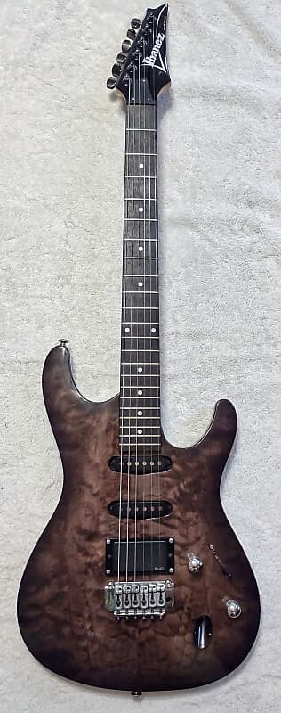 Ibanez SA260QM Electric Guitar with EMG 81