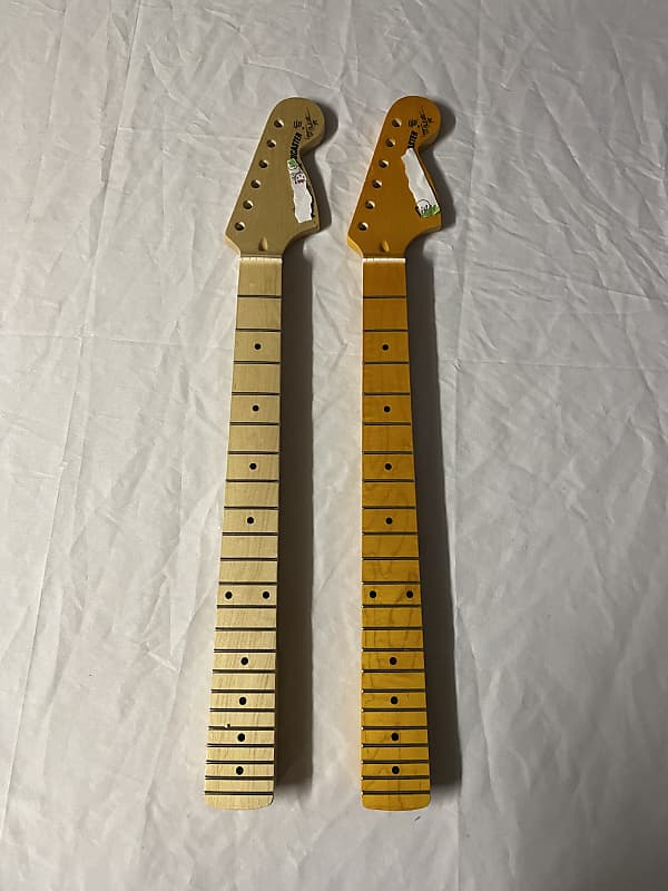 Unbranded Stratocaster Style Electric Guitar Necks Lot of 2 Reverb
