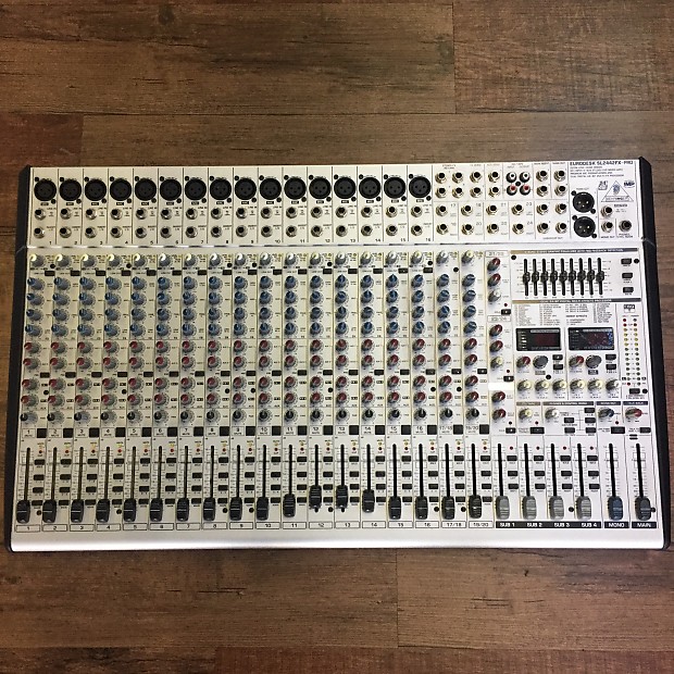 Behringer Eurodesk SL2442FX-Pro 24-Input 4-Bus Mixer with Multi-Effects Processor image 1