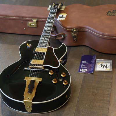RARE! 1996 Gibson Nashville Custom L-4 CES Hollowbody Electric Guitar Black Ebony + OHSC for sale