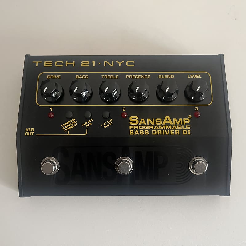 Tech 21 Sansamp Programmable Bass Driver