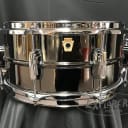Ludwig USA 6.5x14 Supraphonic Black Beauty Black Nickel over Brass Smooth Shell Snare Drum - 8 Lug