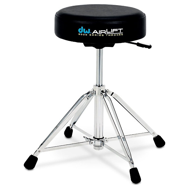 DW DWCP9100AL 9000 Series Heavy Duty Airlift Round Drum Throne w/ Pneumatic Assist image 1