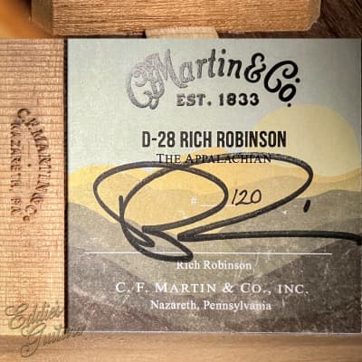 Martin D-28 Rich Robinson #120 image 24