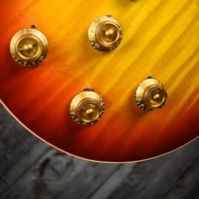 1956 Gibson Les Paul Conversion JR. to Standard Lefty Sunburst image 6
