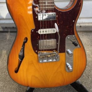 Fret-King Country Squire Semitone Deluxe 2013 Cherry Sunburst image 9