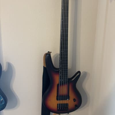 Ibanez GWB20TH Gary Willis 20th Anniversary Signature Fretless Bass 2019 - Tequila Sunrise Flat for sale