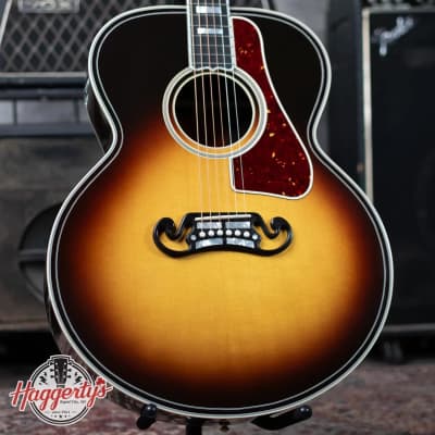 Gibson SJ-200 Western Classic Jumbo Acoustic Guitar - Vintage Sunburst with Hardshell Case image 1