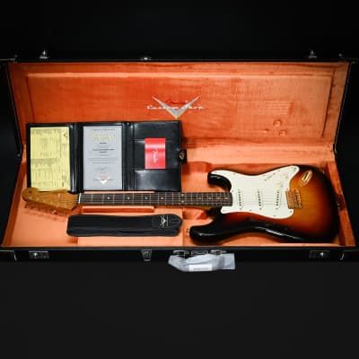 Fender Custom Shop Artisan Korina Stratocaster NOS- Chocolate 3 Tone Sunburst 2025 (CZ581236) image 5