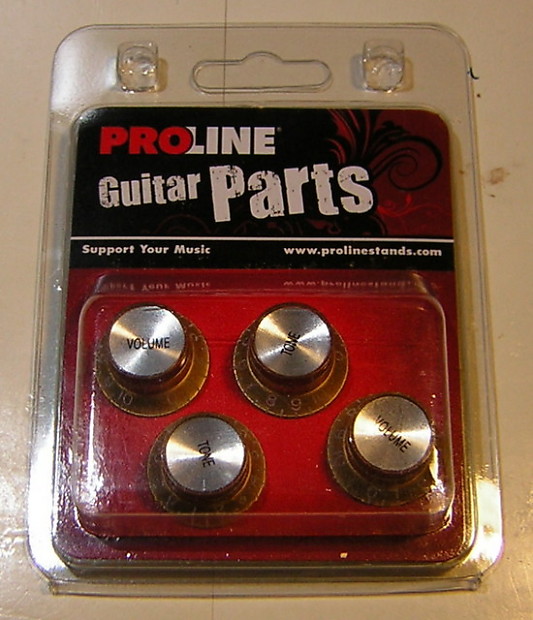 Proline Electric Guitar Top Hat Style Knobs 4Pack Reverb