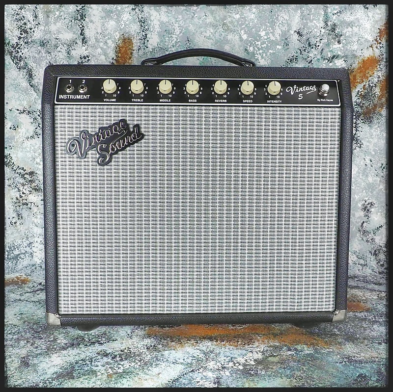 Vintage Sound Vintage 5 Black Tolex/Silver Grille Cloth Reverb