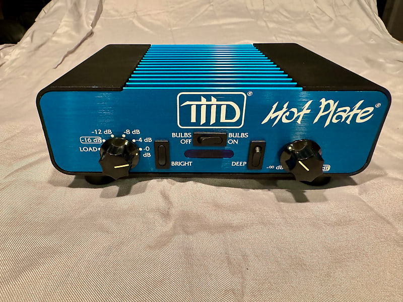 THD Hot Plate Power Attenuator 16 Ohm Blue Mettalic Reverb