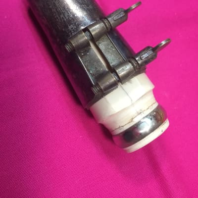 Brilhart White Tonalin for Alto Sax-Damaged and Banded-for Restoration-Good Tip image 16