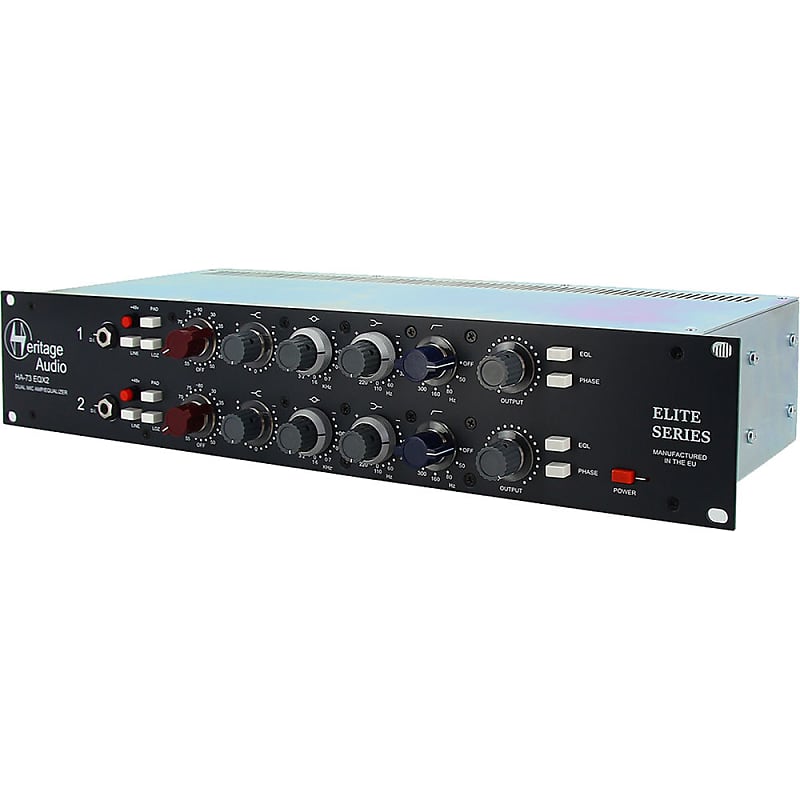 Heritage Audio HA-73 EQX2 Elite Series Dual-Channel Mic Preamp / EQ image 2