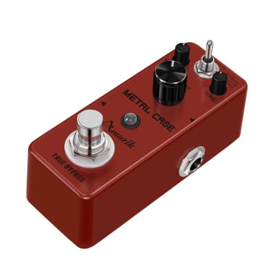 Amuzik Guitar Heavy Metal Distortion Pedal Holy War Effect Pedals for Guitar with3 Modes True Bypass image 4