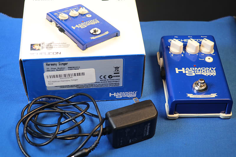 TC Helicon Harmony Singer Vocal Harmonizer Pedal Excellent
