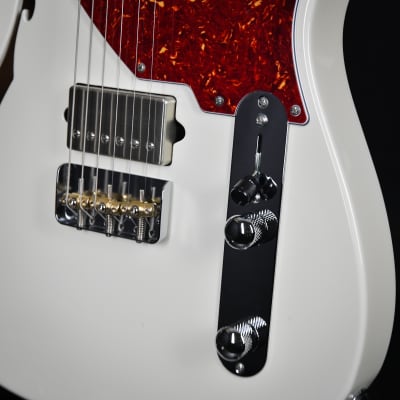 Suhr Alt T Semi Hollow Guitar Rosewood Olympic White 2023 (74396) image 13