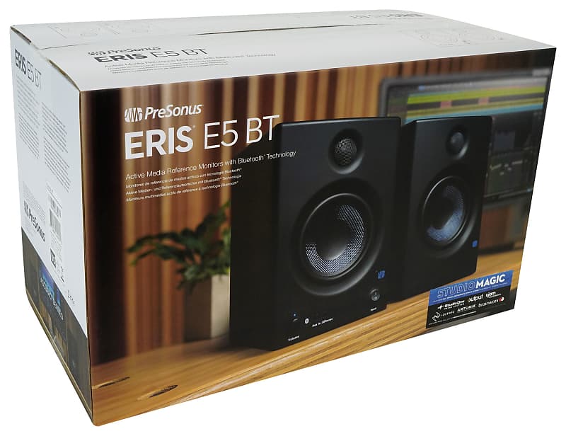 Really Great! Fender PreSonus Eris E4.5 Studio Monitors - Unboxing, Setup  and Sound Tests 