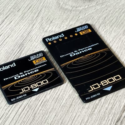 Roland JD-800 / JD-990 // PN-JD80-02 // DANCE ROM card set