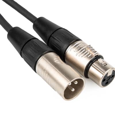 Cable Up DMX-XX3-50 50 ft 3-Pin DMX Male to 3-Pin DMX Female Cable image 1