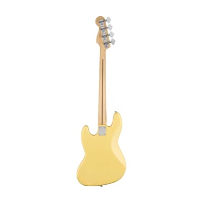 Fender Player Jazz Bass Guitar, Maple FB Buttercream image 2
