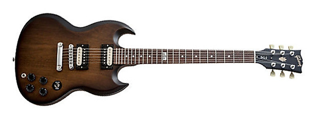 Gibson 2014 SG Junior SGJ14 Electric Guitar Vintage Sunburst Perimeter  Satin SGJ14SBCH