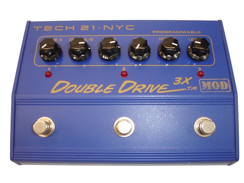 TECH 21 NYC DOUBLE DRIVE 3x 中古 Tech 21 Double Drive 3X Distortion | Reverb