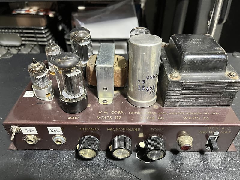 Conversion tube amp head Chassis effects loop & cascading Reverb