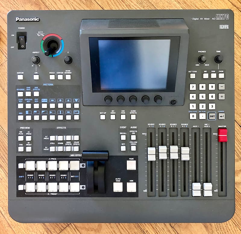 panasonic ag-MX70 video mixer with SDI card image 1