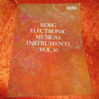 Korg Volume 16 Electronic Musical Instruments from 1991