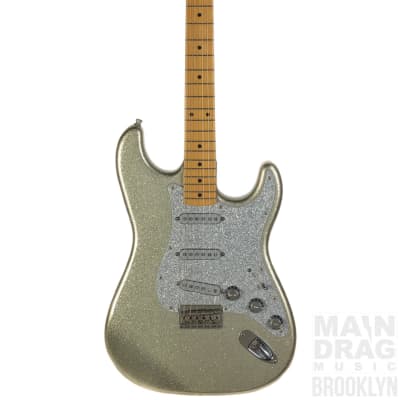 Used Champagne Sparkle Partscaster Stratocaster image 2