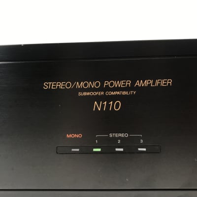 Vintage Sony TA-N110 Stereo/ Mono Power Amplifier image 3