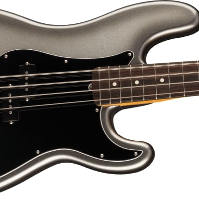 Fender American Professional II Precision Bass - Mercury with Rosewood Fingerboa image 3