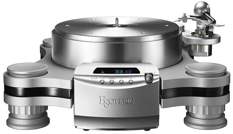 ESOTERIC GRANDIOSO T1 Multi-Arm, Magnetic-Drive Turntable NEW - Silver image 1