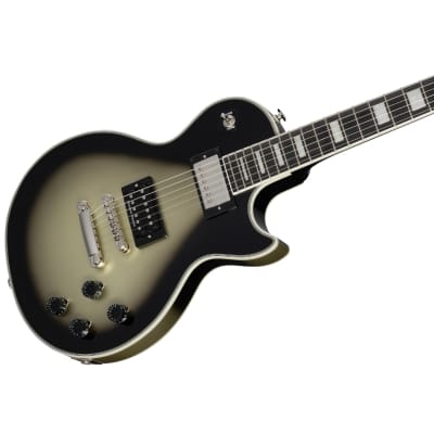 Epiphone Adam Jones Les Paul Custom Art Collection: Julie Heffernan's "Self-Portrait as Not Dead Yet" Antique Silverburst image 6