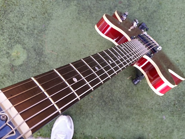 Gibson ES-335 Studio RARE 1991 vintage. No F Holes. Dirty Fingers pickups.  Ebony fretboard. Wine Red