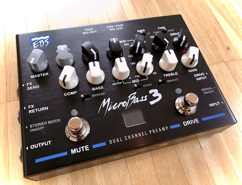 EBS Micro Bass 3 - Bass Preamp / DI-Box | Reverb