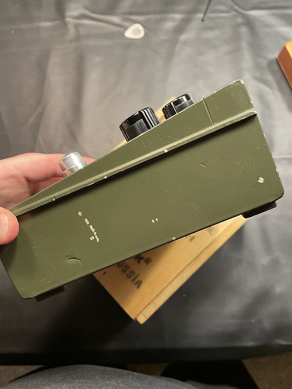 Electro-Harmonix Tall Font Big Muff 1990's - Army Green | Reverb